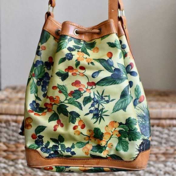 Vtg Hunting World Shoulder Bucket Bag - Picture 2 of 15